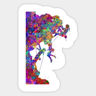 Climber friendship Sticker